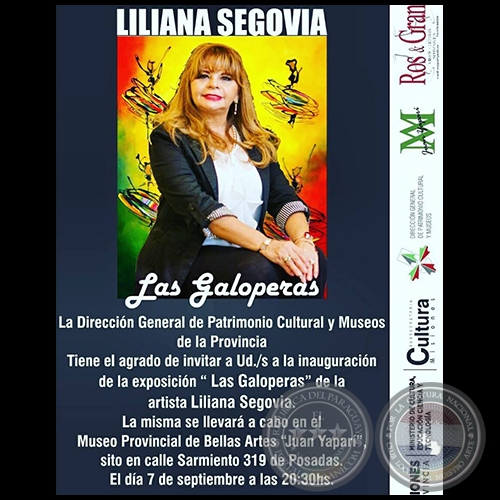 Las Galoperas - Exposicin de Liliana Segovia - Jueves, 7 de setiembre de 2017
